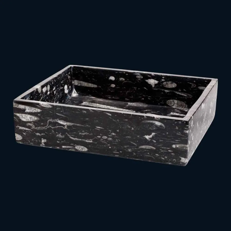 Handfat design understödja marmor Ozzy, en bit Viadurini