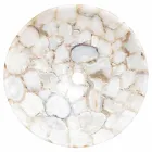 Handfat utformning support kristallint sten Poncho Viadurini