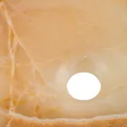 Design tvättställ i Lana onyxsten, handgjorda Viadurini