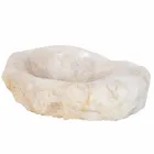 Handfat kvartskristall designsupport Iva, handgjorda Viadurini