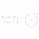 Design bänkskiva tvättställ i transparent harts och koppar - Salvatore Viadurini