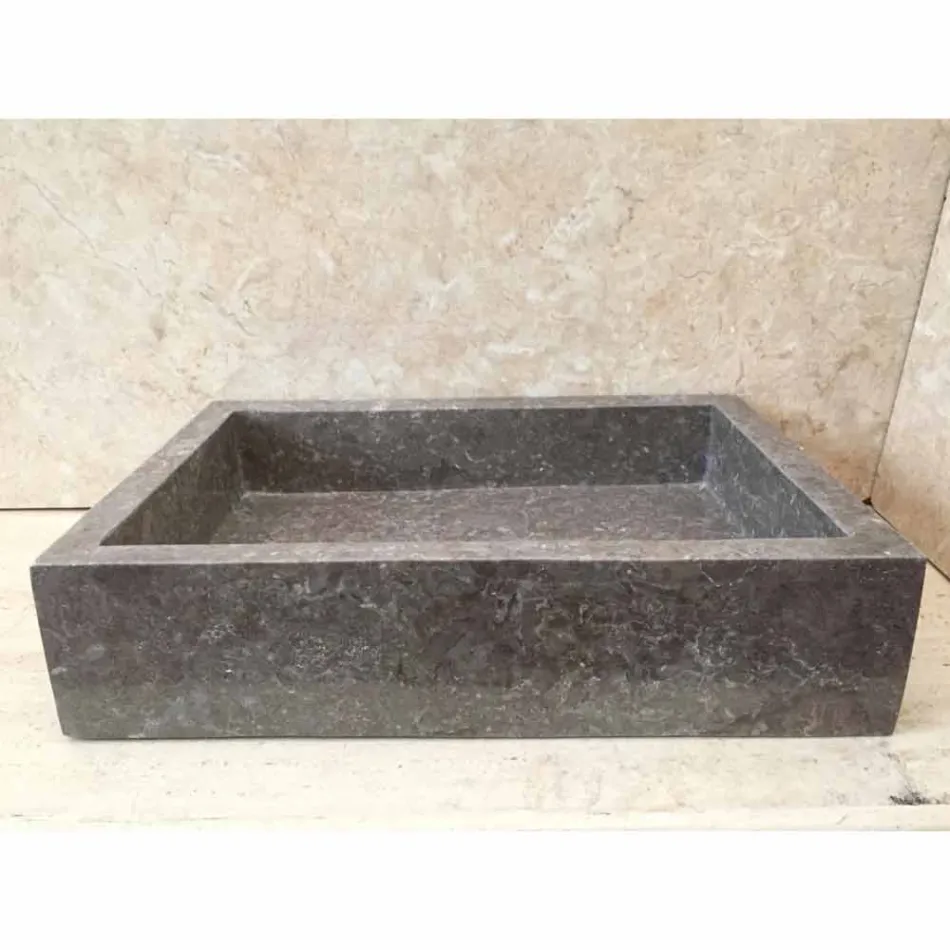 Jeff endelad handfat i natursten Viadurini