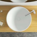 Cirkulär diskbänk för modern design tillverkad i Italien, Donnas
