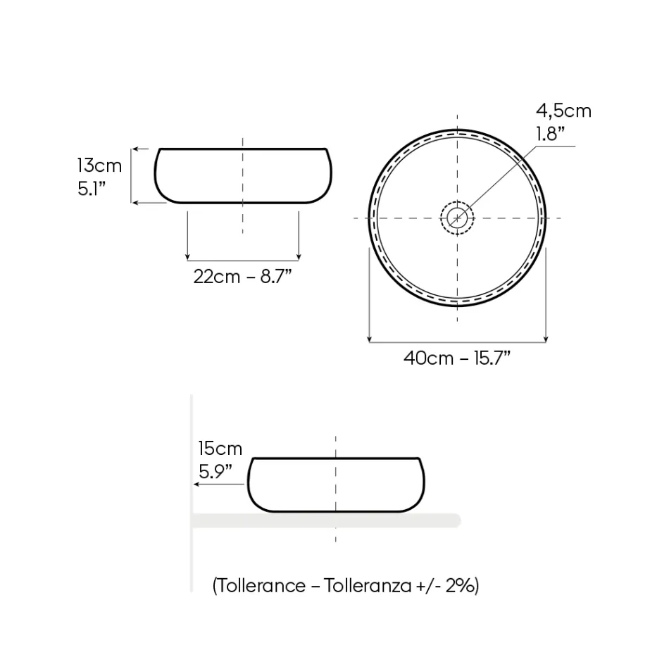 Raku lerdiskho med metallisk krakelerad lyster - Prisma Viadurini