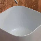 Handfat i modern design keramiska Star Square 40x40 cm Viadurini