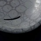 Bänkskivan i grön kokosnöt tryckt keramik gjord i Italien Glänsande Viadurini