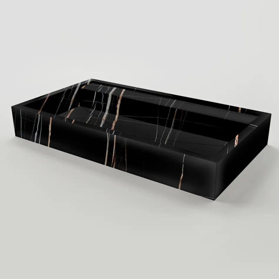 Bänkskiva i marmorliknande porslin stengods tillverkad i Italien - Cervia Viadurini