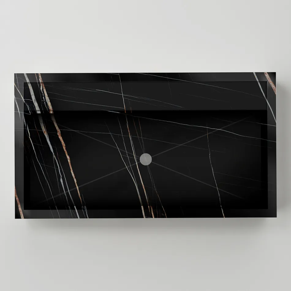 Bänkskiva i marmorliknande porslin stengods tillverkad i Italien - Cervia Viadurini