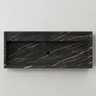 Bänkskiva Tvättställ i Marmoreffekt Porslin Stengods Tillverkat i Italien - Cervia Viadurini