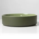 Halo handdrejat tvättställ i stengods, tillverkat i Italien Viadurini