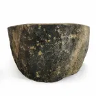 Tvättställ för bänkskiva i naturlig flodsten Agra Viadurini