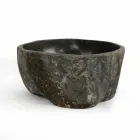 Tvättställ för bänkskiva i naturlig flodsten Agra Viadurini