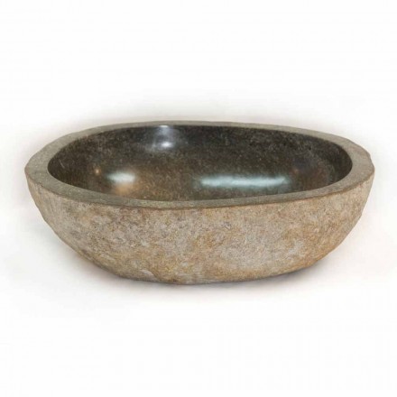 Kai natursten tvättställ, unikt stycke Viadurini