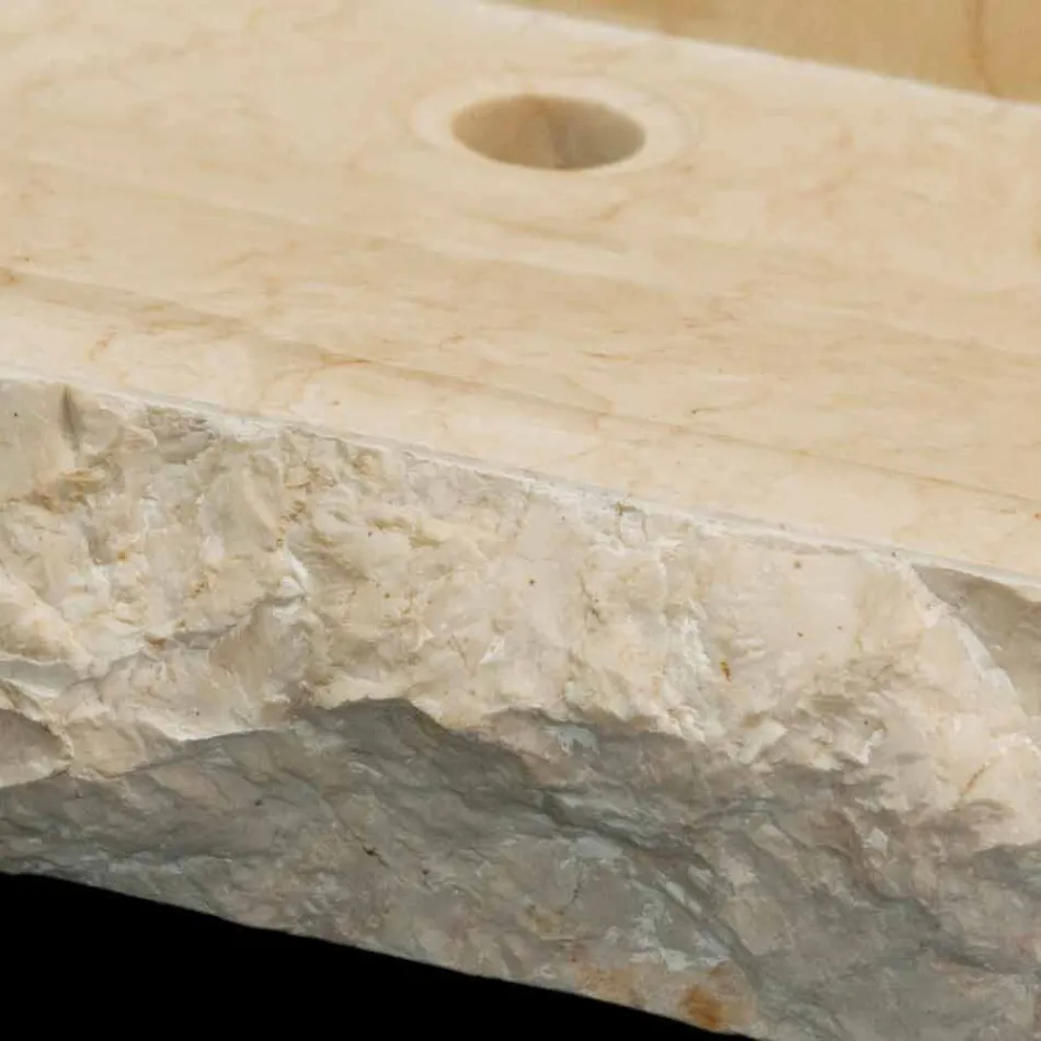 Sam White handfat av naturtvätt, unikt stycke Viadurini