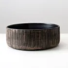 Balance handstrippat tvättställ i naturrött jord Viadurini