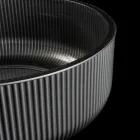 Bänkdiskho i hartsbelagt och målat venetianskt glas - Excelsior Viadurini