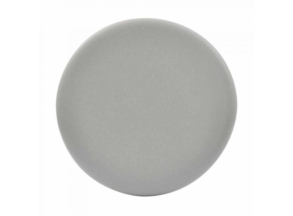 Modernt bänkskål i vit eller färgad keramik Sun 85x37 cm Viadurini