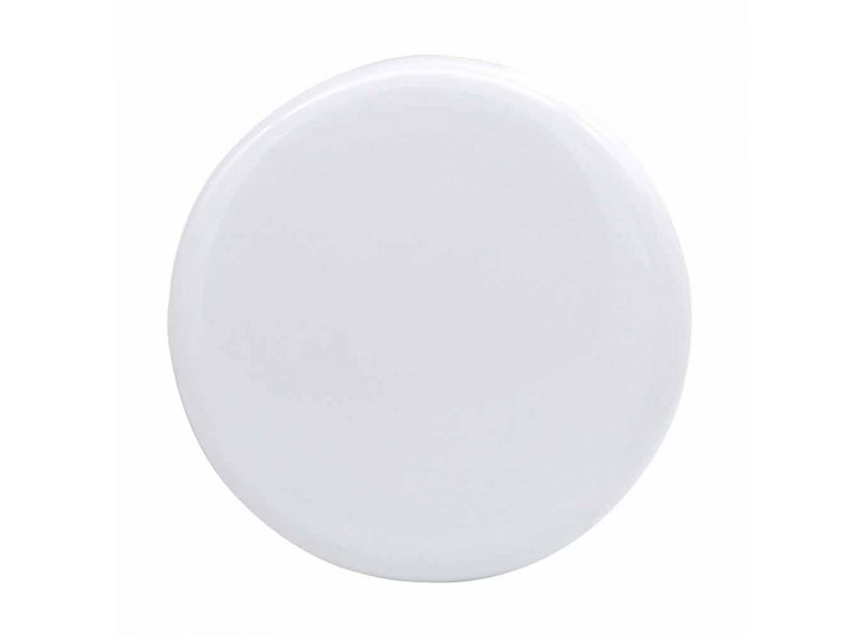 Modern bänkskål i vit eller färgad keramik Sun 85x37 cm Viadurini