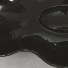 Modernt tvättställ i bänkskiva i blank keramik tillverkad i Italien - kub Viadurini