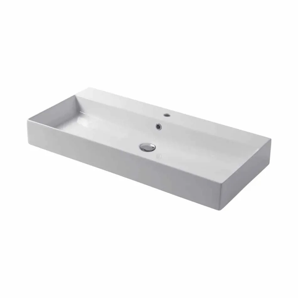 Design bänkskiva eller väggtvätt i färgad keramisk Leivi Viadurini