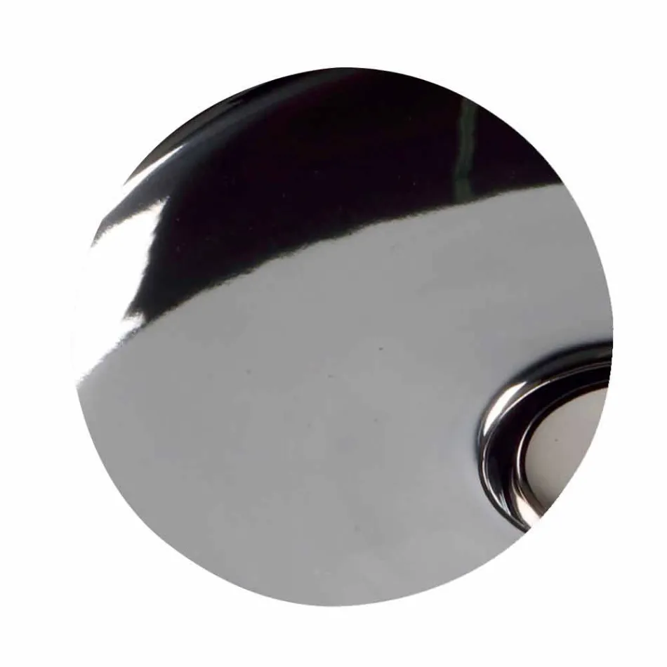 Bänkskiva eller väggmonterat keramiskt handfat L 75cm tillverkat i Italien, Gais Viadurini