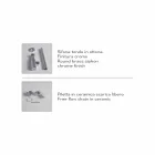 Rektangulär keramisk bänkskål Tillverkad i Italien - Act Viadurini