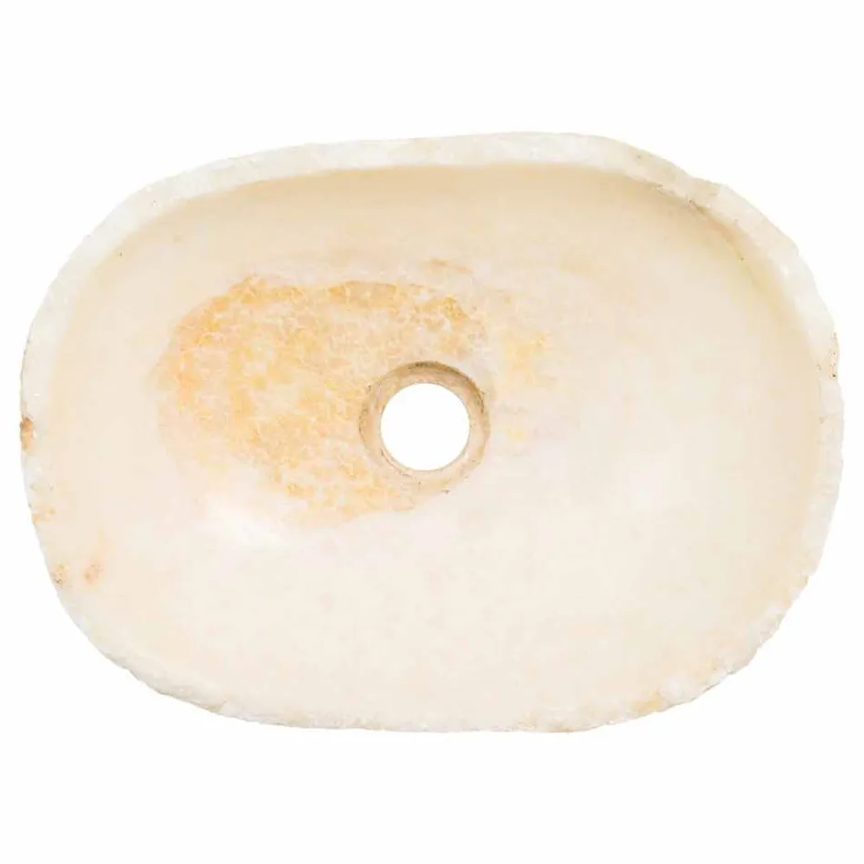 Handgjord Onyx stenbänkskål - Barolo Viadurini