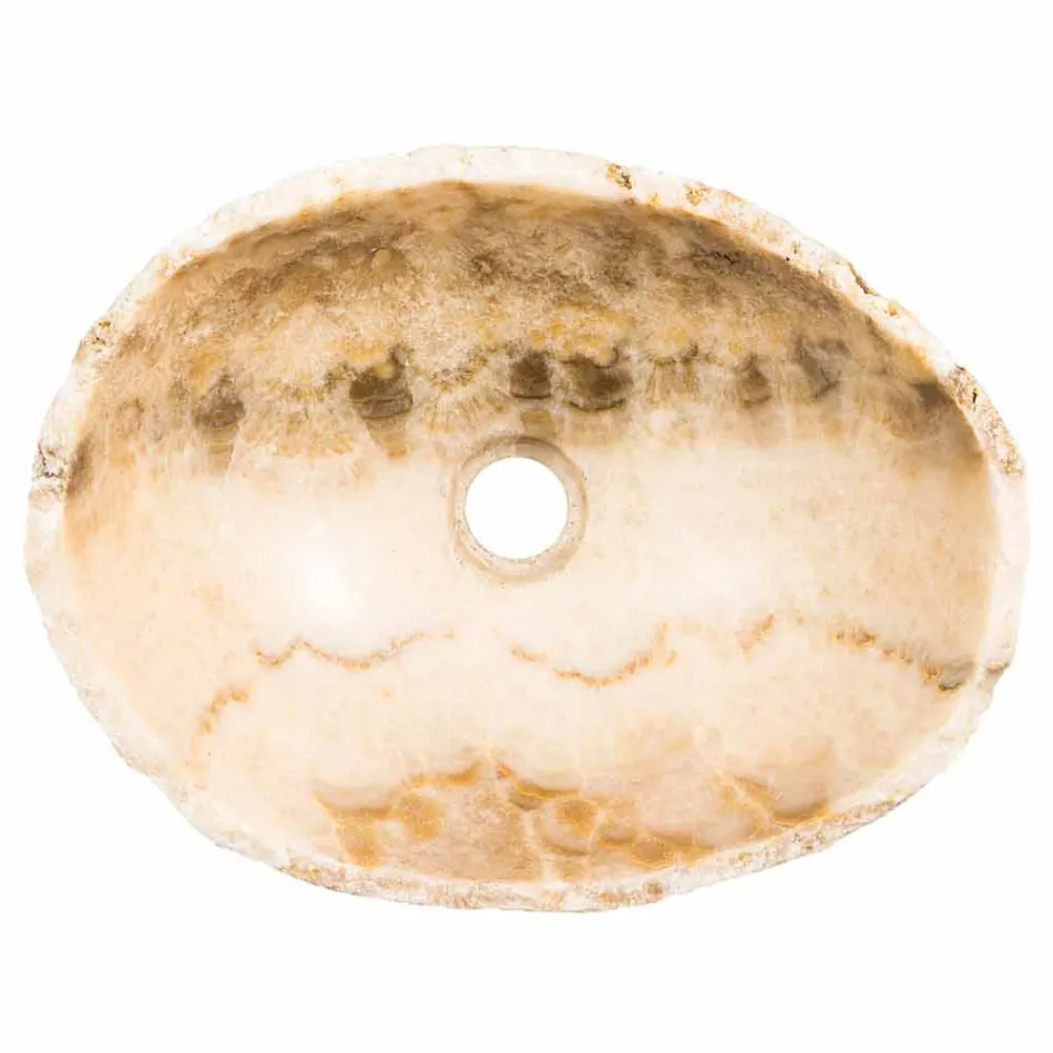 Handgjord Onyx stenbänkskål - Barolo Viadurini