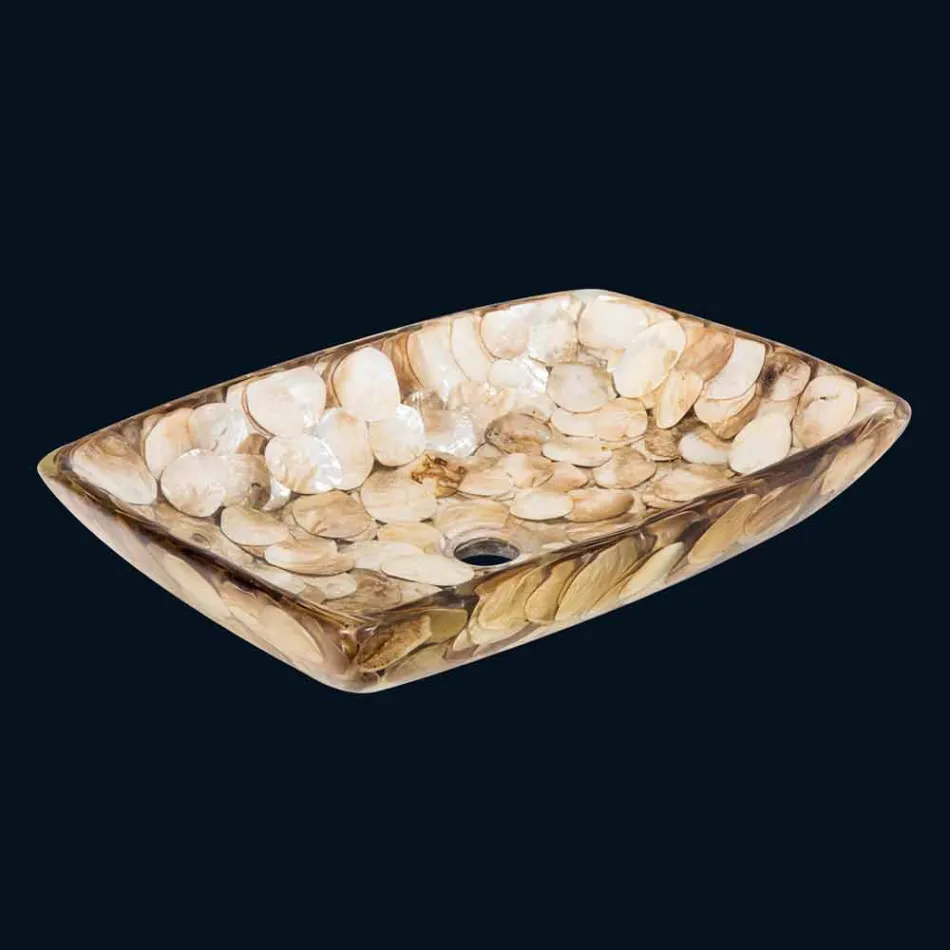 Handfat enda stycke av konstharts Inez, handgjorda Viadurini