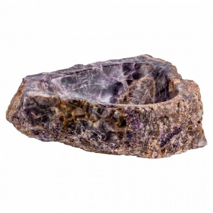 Bänkskivan handgjord i ametyststen, Vidor Viadurini