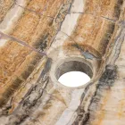 Bänkskiva tvättställ tillverkat för hand i flodsten, Palata Viadurini