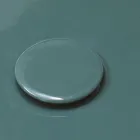 Runt bänkskåp i glänsande keramik tillverkat i Italien - Candito Viadurini