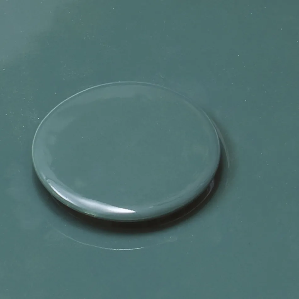 Runt bänkskåp i glänsande keramik tillverkat i Italien - Candito Viadurini