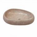 Oval handfat grädde marmor Waka