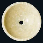 Handfat rund stöd i honung onyx sten Kilian Viadurini