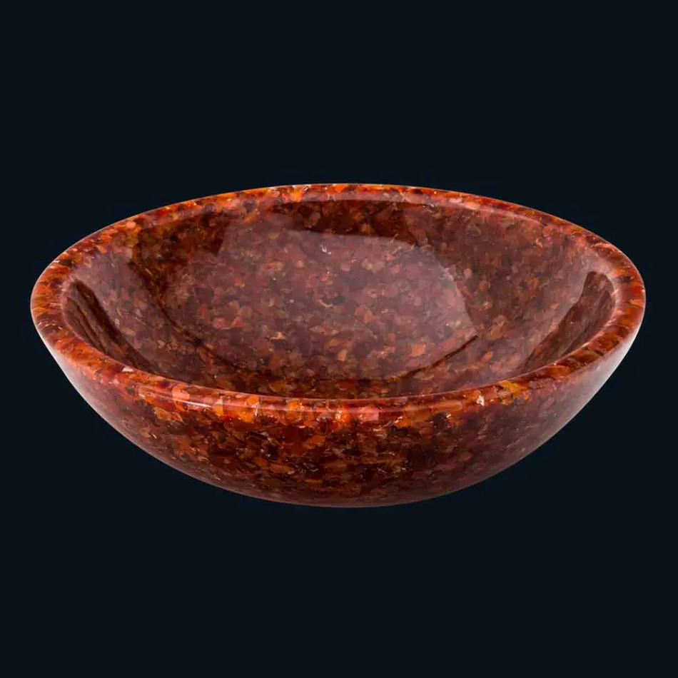 Bänk runt stöd konstharts och sten Cloud Viadurini