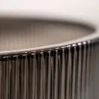 Runt tvättställ i Plissè venetianskt glas Tillverkat i Italien - Zirkon Viadurini