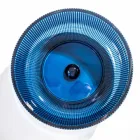 Runt tvättställ i Plissè venetianskt glas Tillverkat i Italien - Zirkon Viadurini