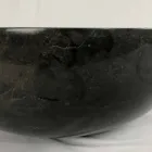 Svart rund bänkskiva i Levi natursten, unikt stycke Viadurini