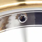 Barock inbyggd eld lera handfat handgjorda i Italien, Egeiska havet Viadurini