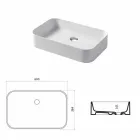 Design handfat i keramik Tillverkad i Italien Leivi Viadurini