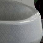 Handfat i bänkskivan i python keramik gjord i Italien Elisa Viadurini