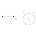 Design bänkskiva i harts med korallinsatser - Salvatore Viadurini