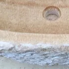 Bänkskivan handfat för Laia badrum i natursten Viadurini