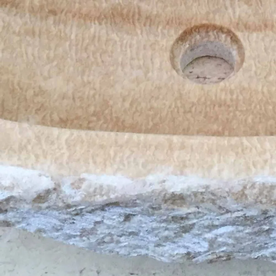 Bänkskivan handfat för Laia badrum i natursten Viadurini