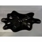 Modernt designbänk svart keramiskt handfat tillverkat i Italien Rayan Viadurini