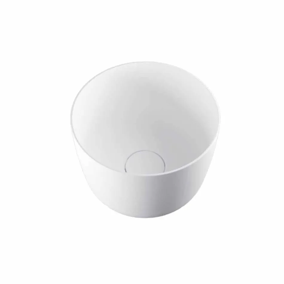 Frittstående cirkulärt tvättställ som tillverkas i Italien, Lallio Viadurini