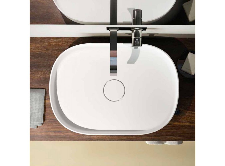 Gjord i Italien frittstående design diskbänk, Formicola Viadurini