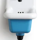 Fristående badrumstvättställ i vit och färgad keramik 26 cm - Jordanien Viadurini