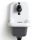 Fristående badrumstvättställ i vit och färgad keramik 26 cm - Jordanien Viadurini